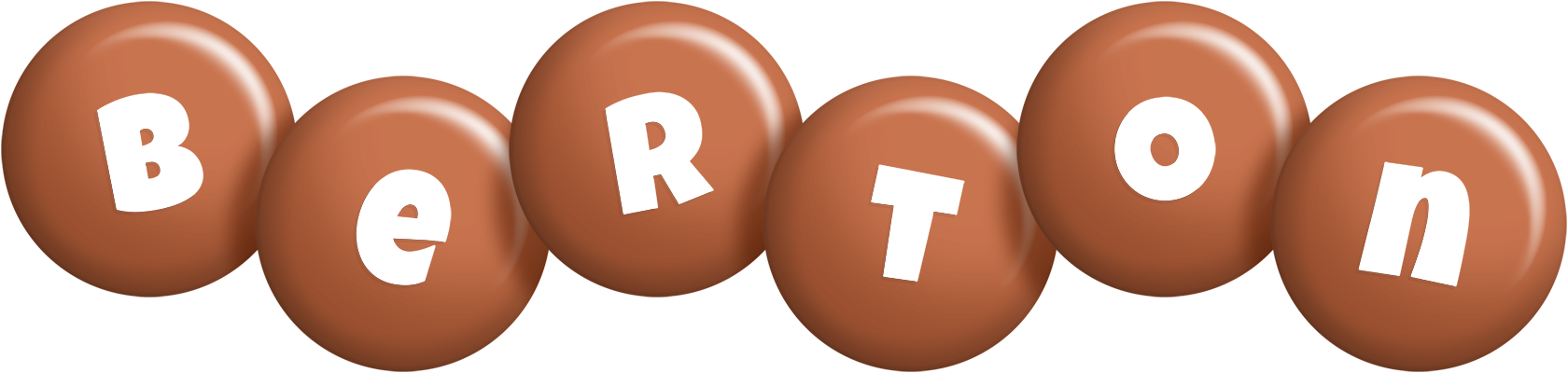 Berton candy-brown logo