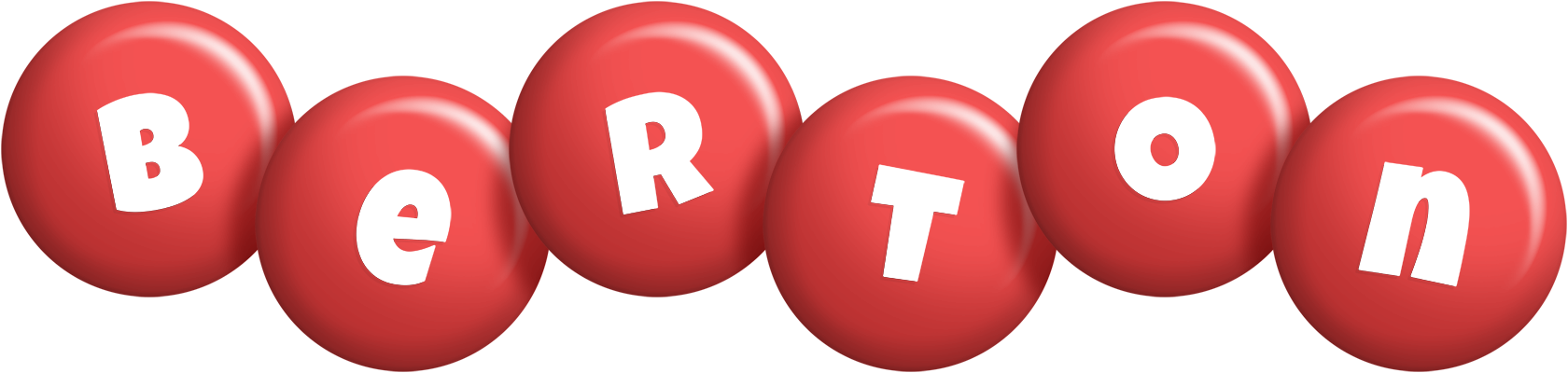 Berton candy-red logo