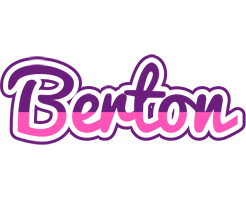 Berton cheerful logo