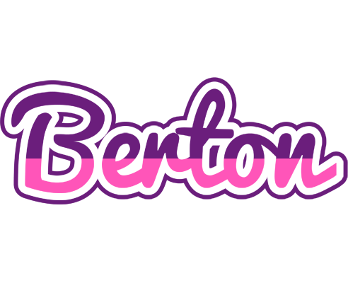 Berton cheerful logo