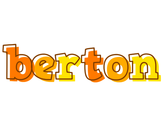 Berton desert logo