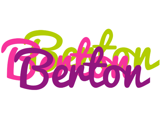 Berton flowers logo