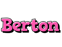 Berton girlish logo