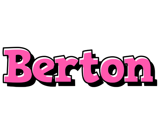 Berton girlish logo