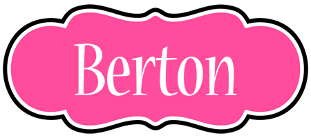 Berton invitation logo