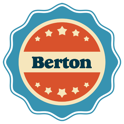 Berton labels logo