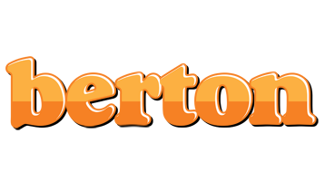 Berton orange logo