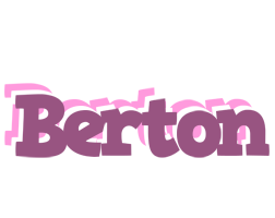 Berton relaxing logo