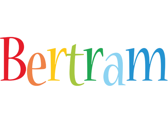 Bertram birthday logo
