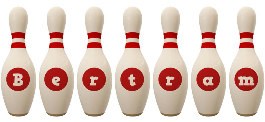 Bertram bowling-pin logo