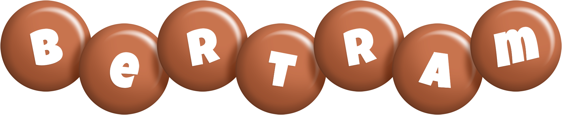 Bertram candy-brown logo