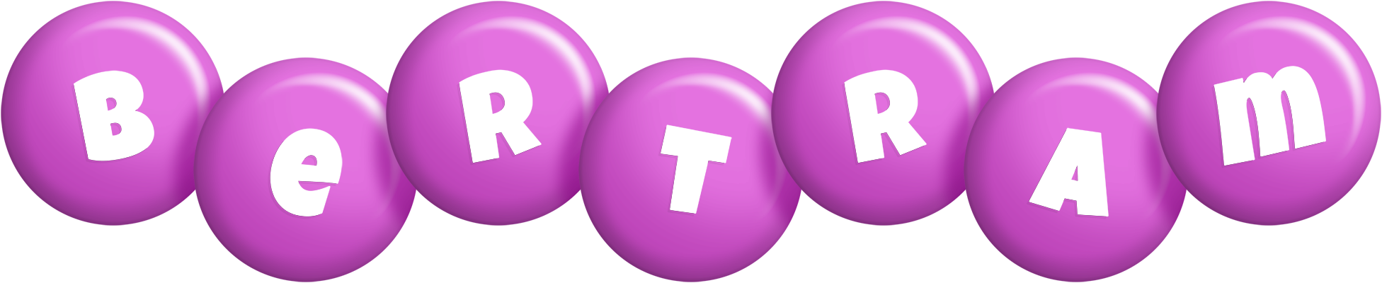 Bertram candy-purple logo