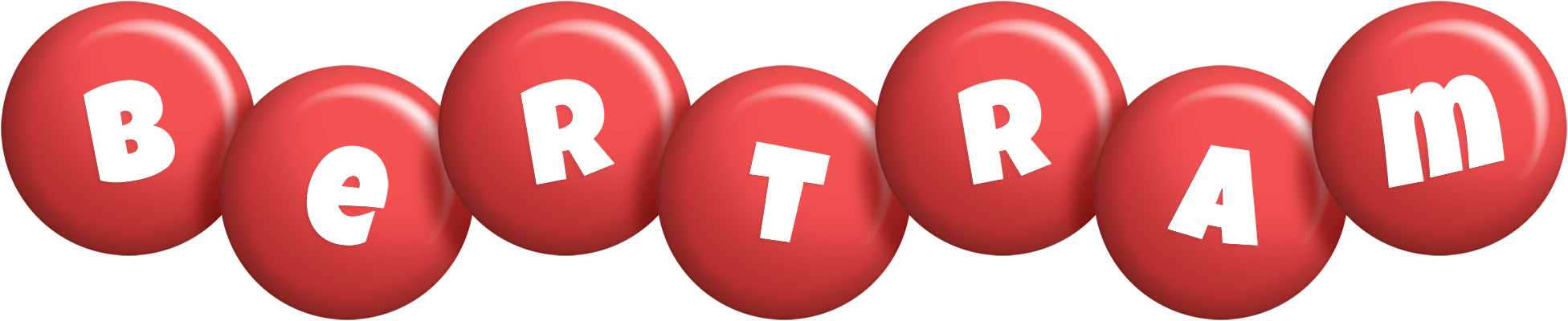 Bertram candy-red logo