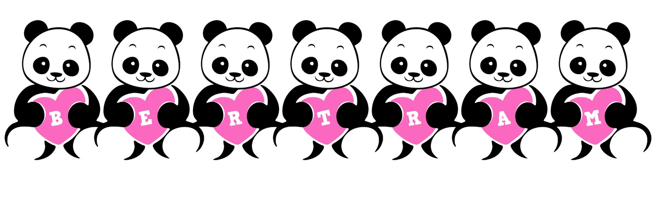 Bertram love-panda logo