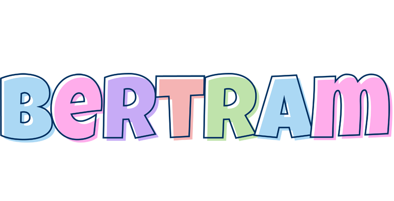 Bertram pastel logo