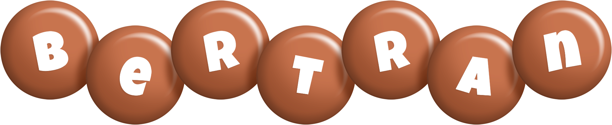 Bertran candy-brown logo