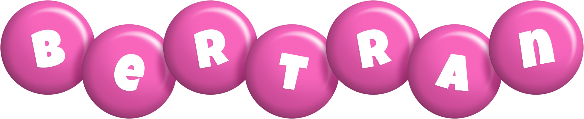Bertran candy-pink logo