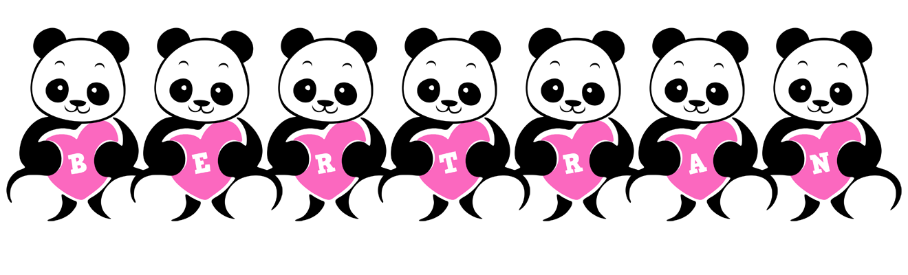 Bertran love-panda logo