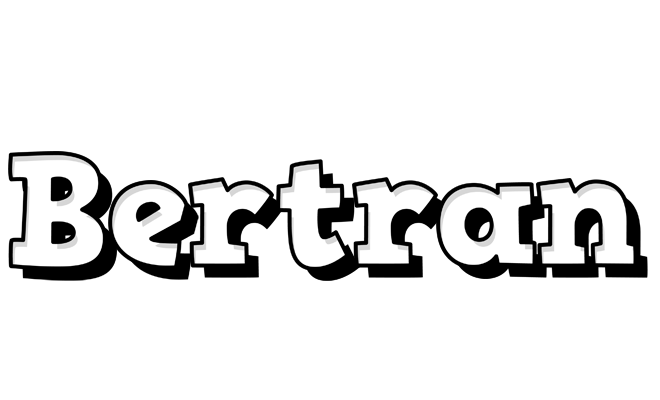 Bertran snowing logo