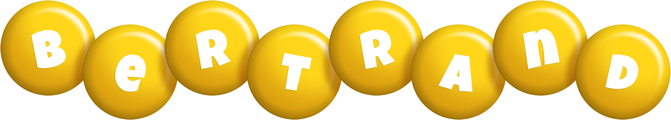Bertrand candy-yellow logo