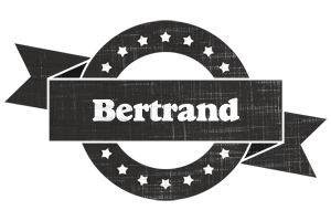 Bertrand grunge logo