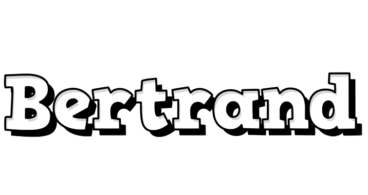 Bertrand snowing logo