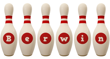 Berwin bowling-pin logo