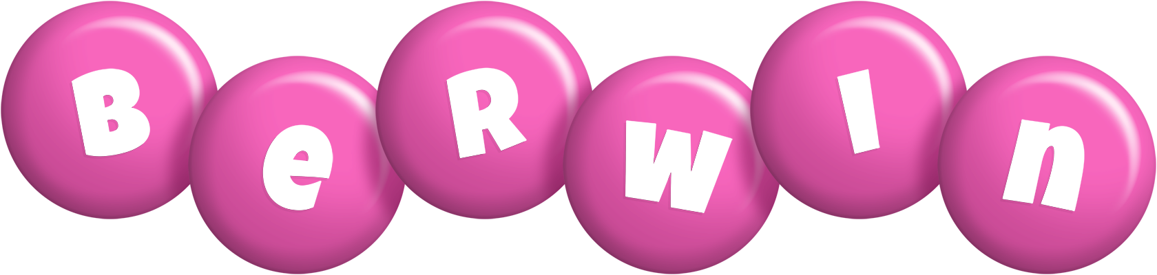 Berwin candy-pink logo