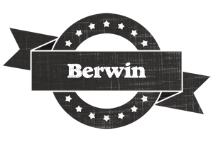 Berwin grunge logo