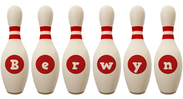 Berwyn bowling-pin logo