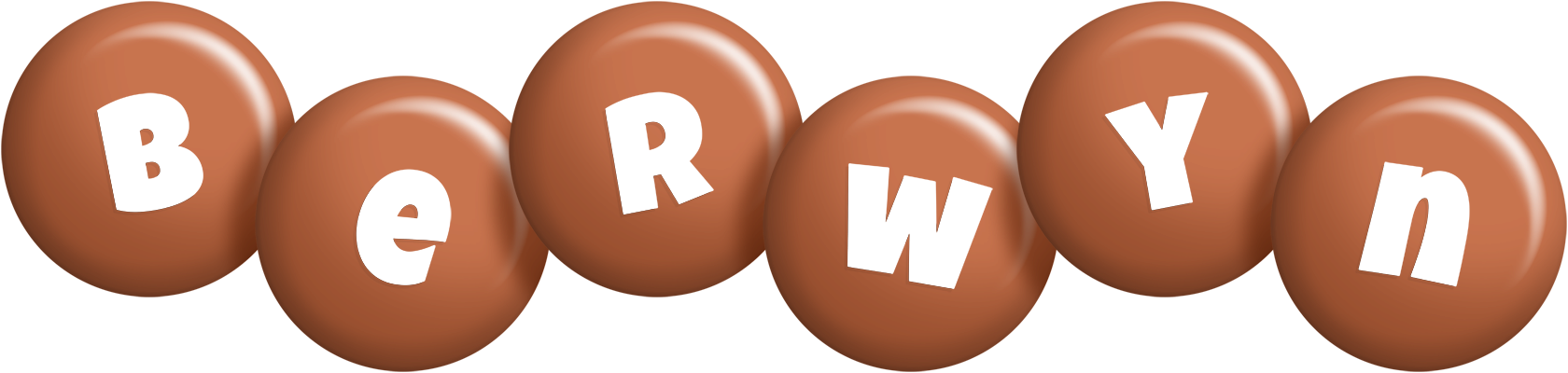 Berwyn candy-brown logo