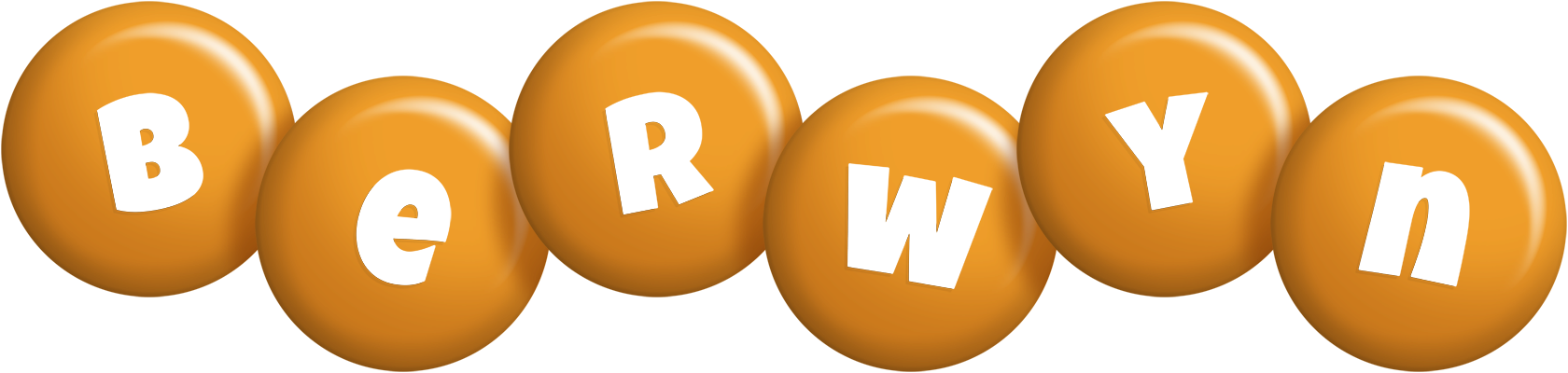 Berwyn candy-orange logo