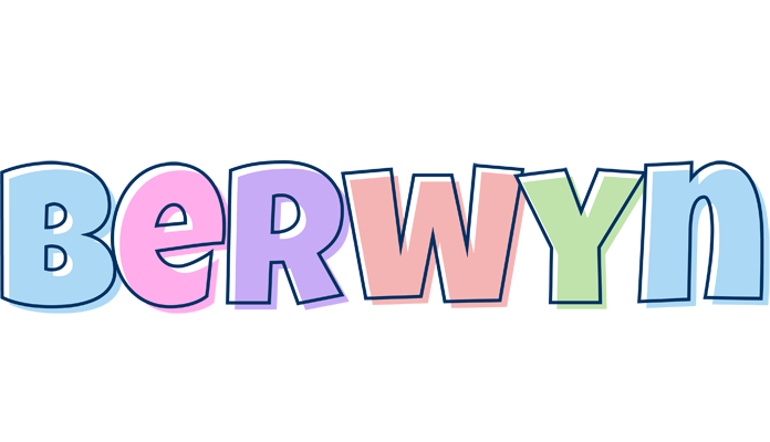 Berwyn pastel logo