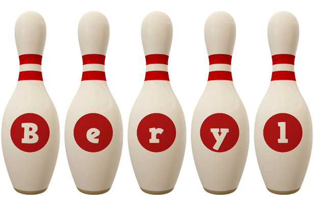 Beryl bowling-pin logo
