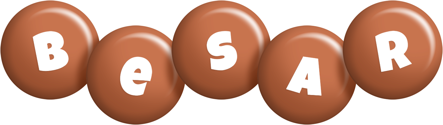 Besar candy-brown logo