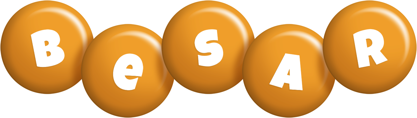 Besar candy-orange logo