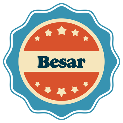 Besar labels logo