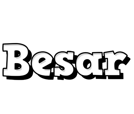 Besar snowing logo