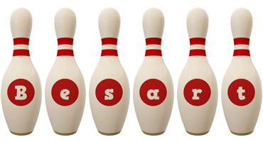 Besart bowling-pin logo