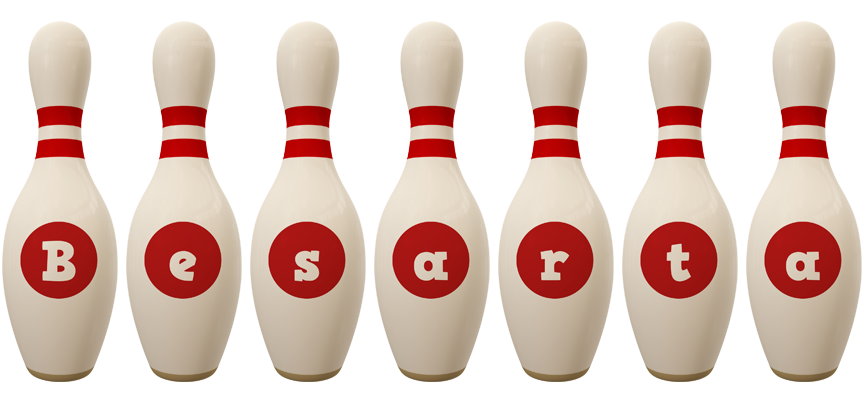 Besarta bowling-pin logo
