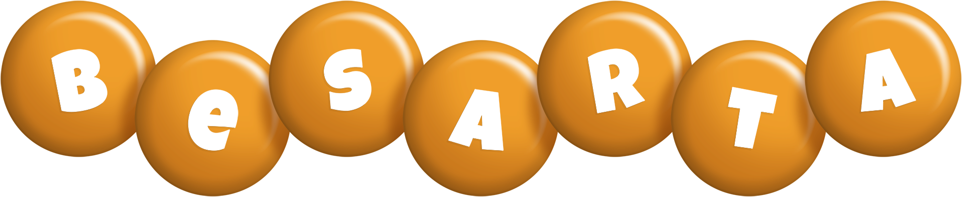 Besarta candy-orange logo