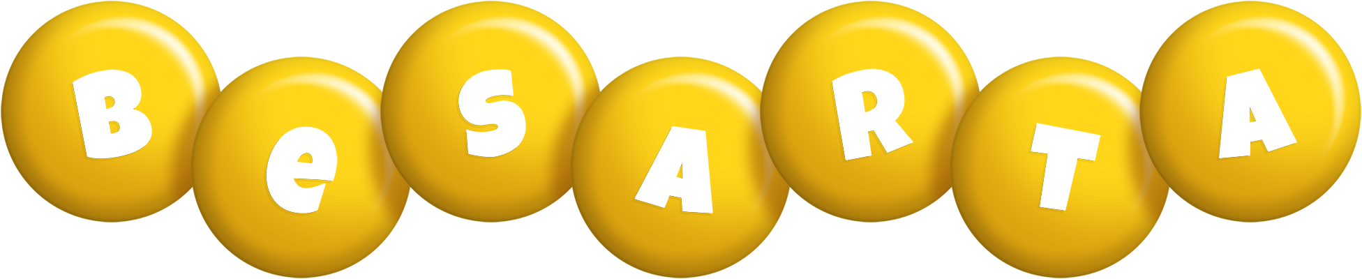 Besarta candy-yellow logo