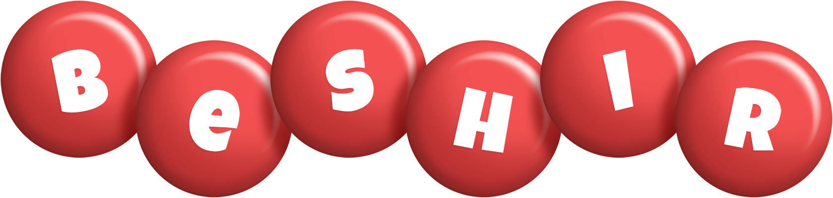 Beshir candy-red logo