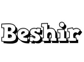 Beshir snowing logo