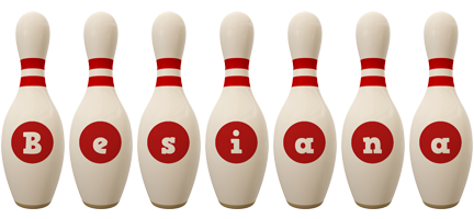 Besiana bowling-pin logo