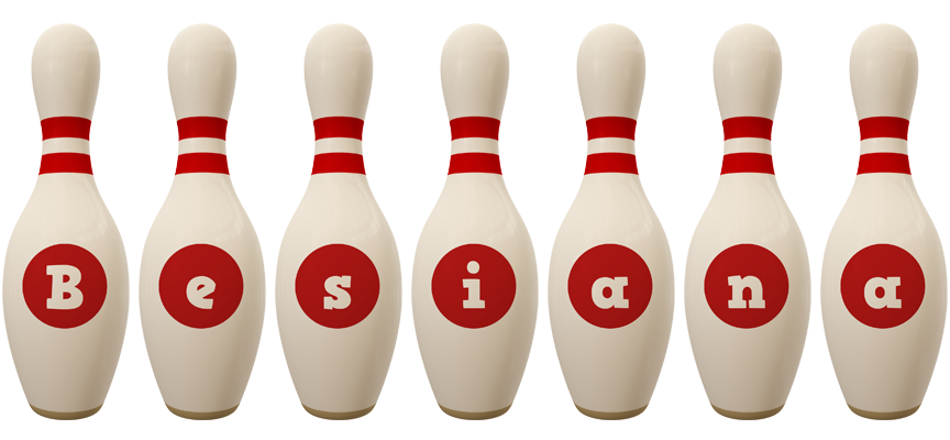 Besiana bowling-pin logo