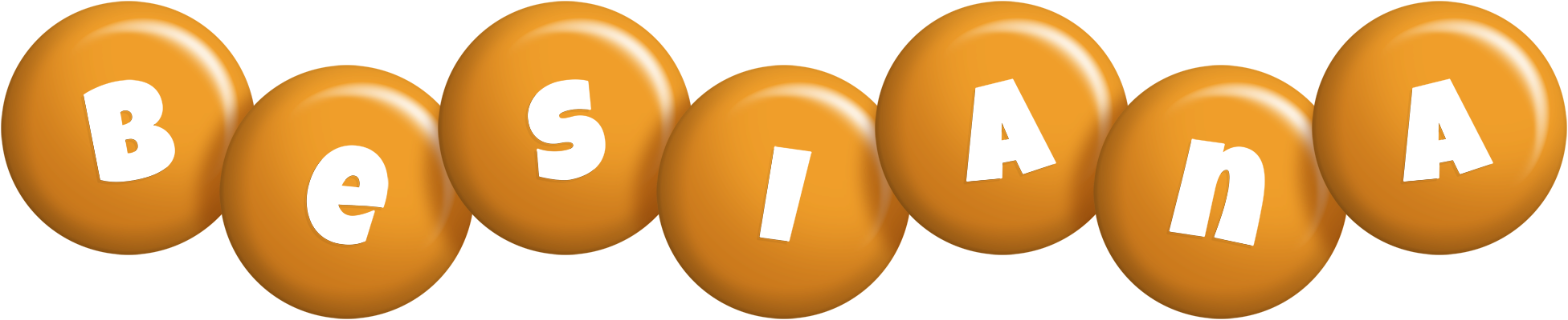 Besiana candy-orange logo