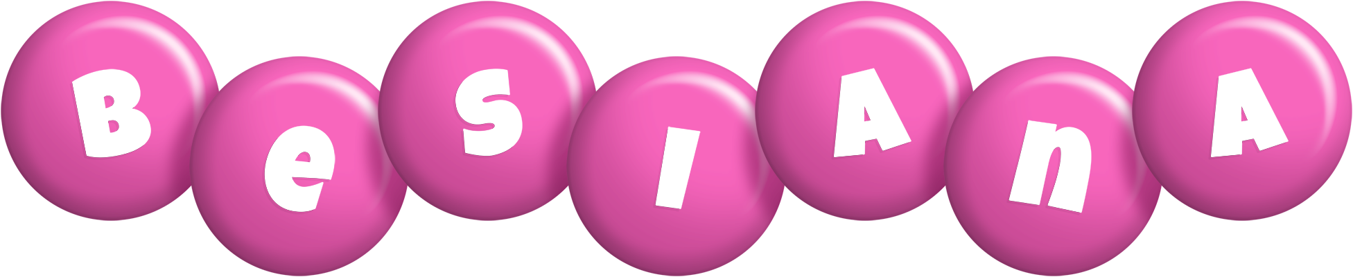 Besiana candy-pink logo
