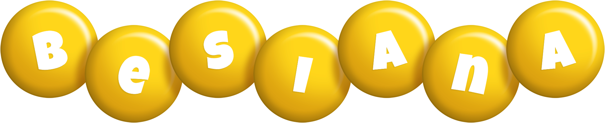 Besiana candy-yellow logo