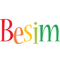 Besim birthday logo